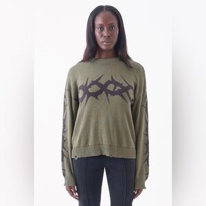 The Ragged Priest Crown Tattoo Sweater